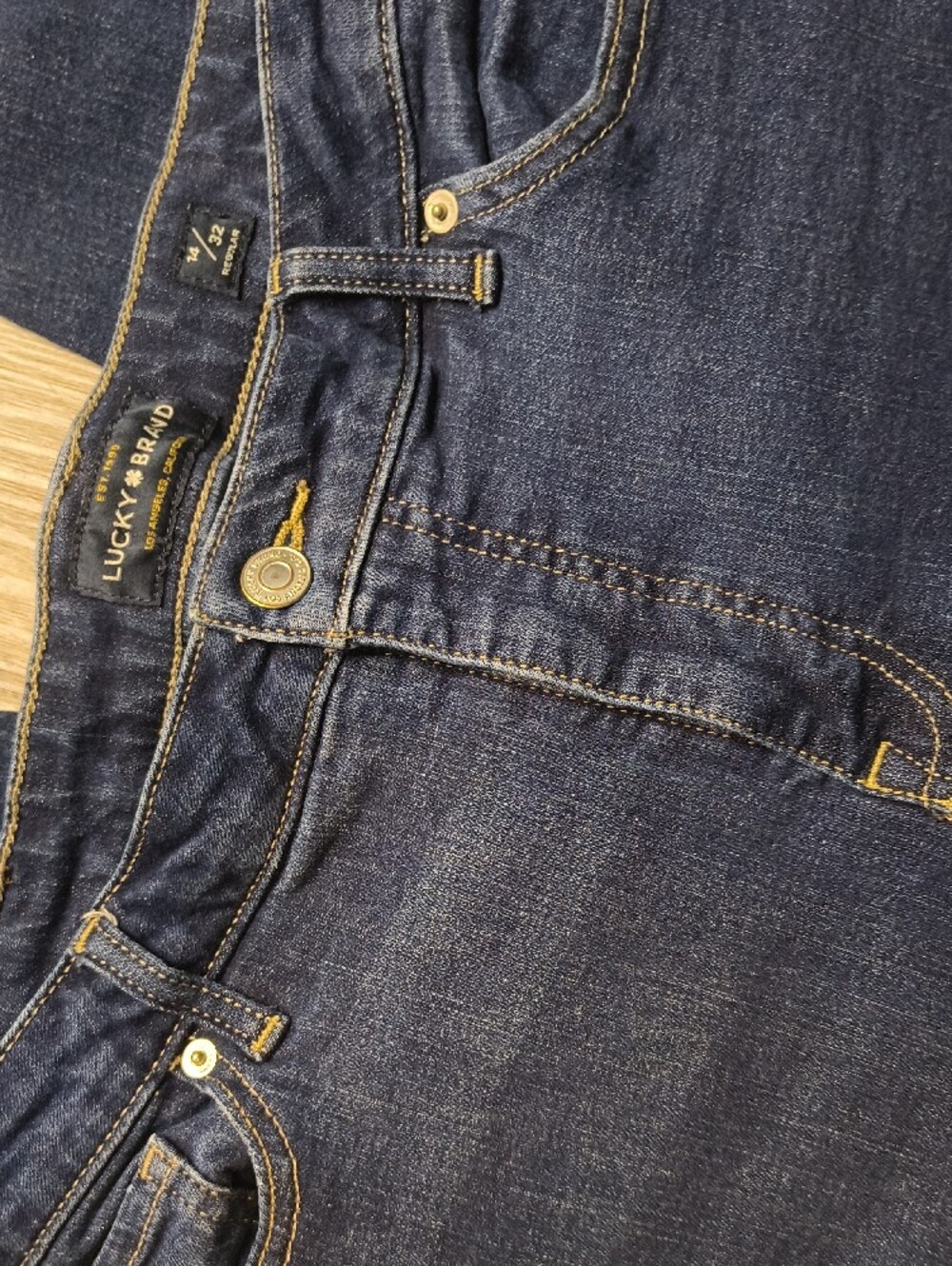 S1128 Hayden Skinny Stretch w/28" Inseam 👖 Lucky Brand Women's Size 14 Jeans